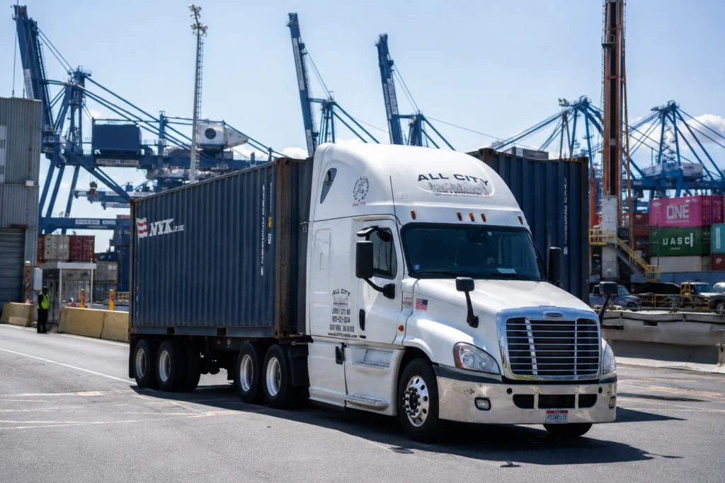 Asset-Based Drayage Carrier NJ — All City Leasing Fleet at Port Newark